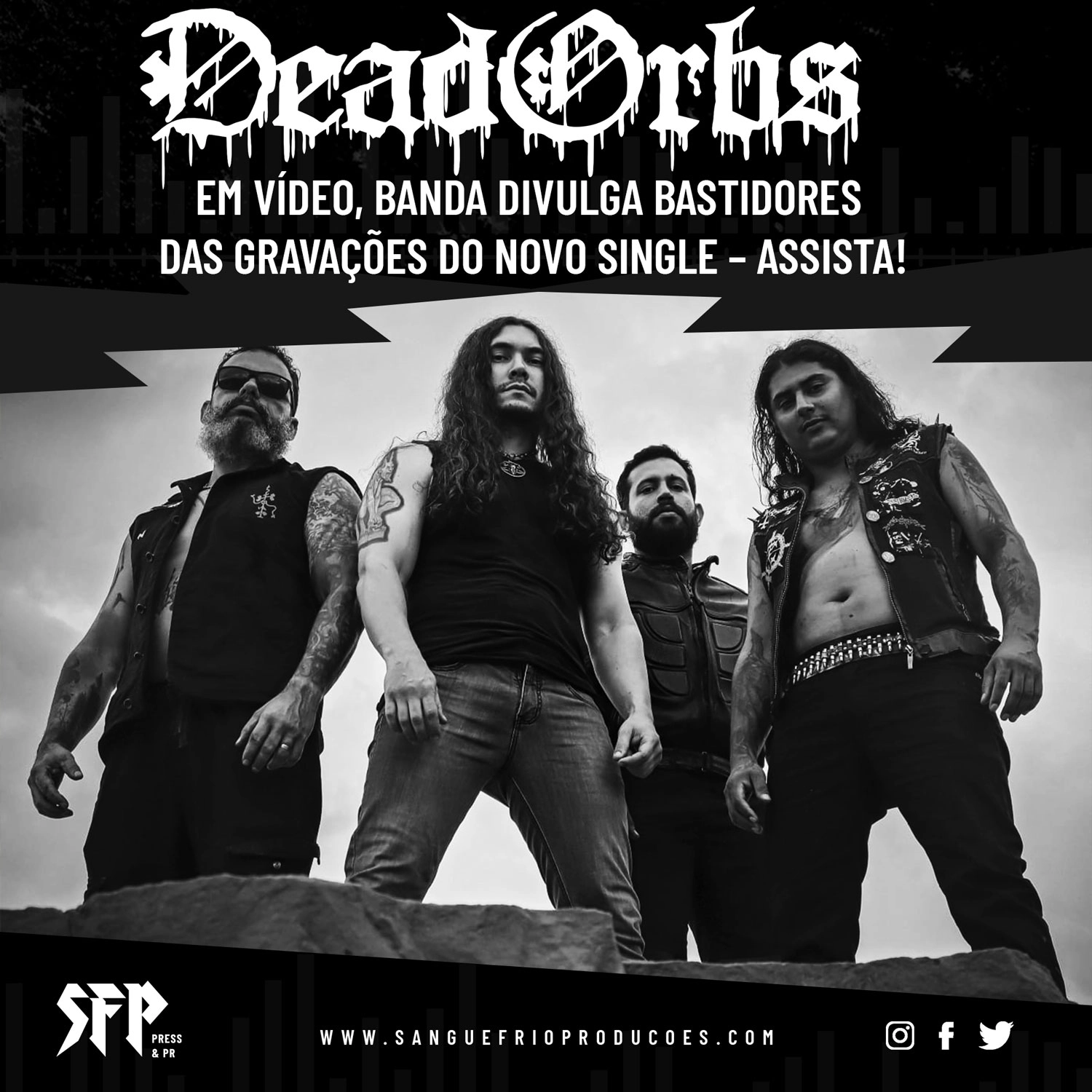 DEAD ORBS: Em vídeo, banda divulga bastidores das gravações do novo single – assista!