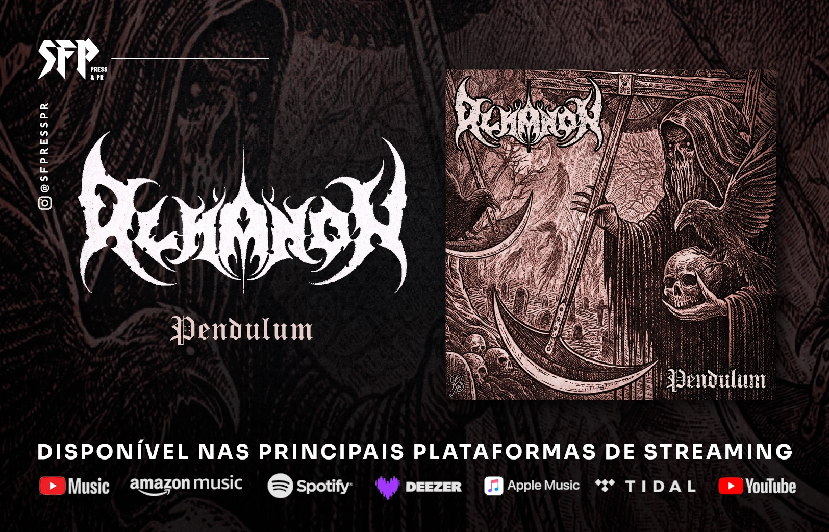 ALMANON: Banda lança “Pendulum” – novo single que mergulha no terror psicológico de Edgar Allan Poe