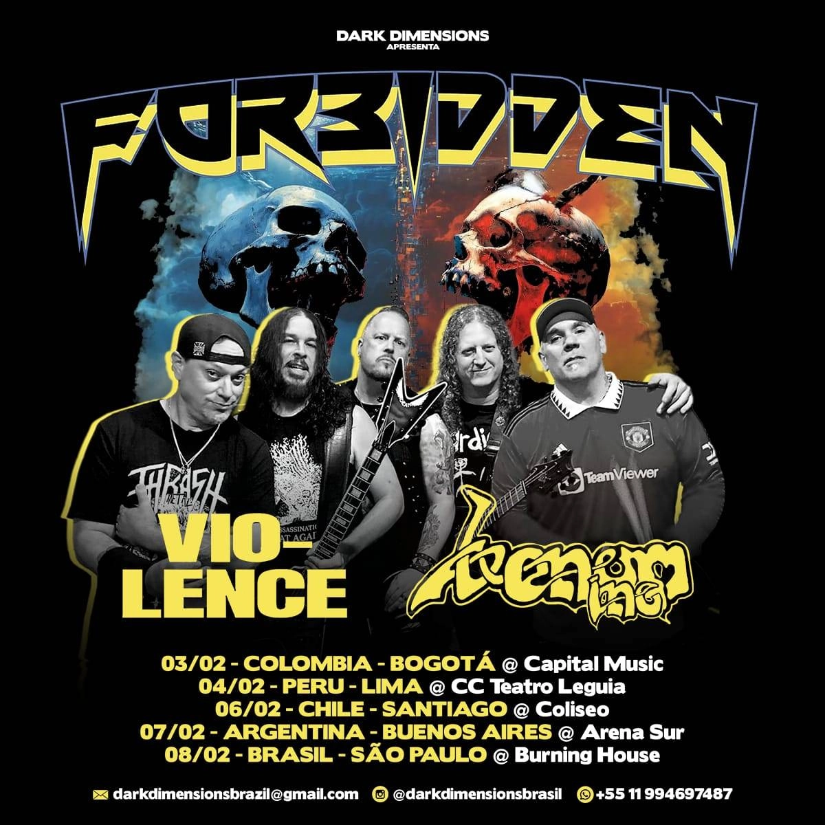 Forbidden, Vio-Lence e Venom Inc