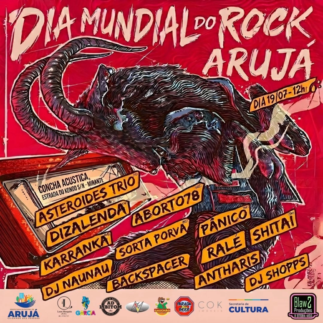 SHITAI: Peso e brutalidade confirmados no tradicional ‘Dia Mundial do Rock Arujá’