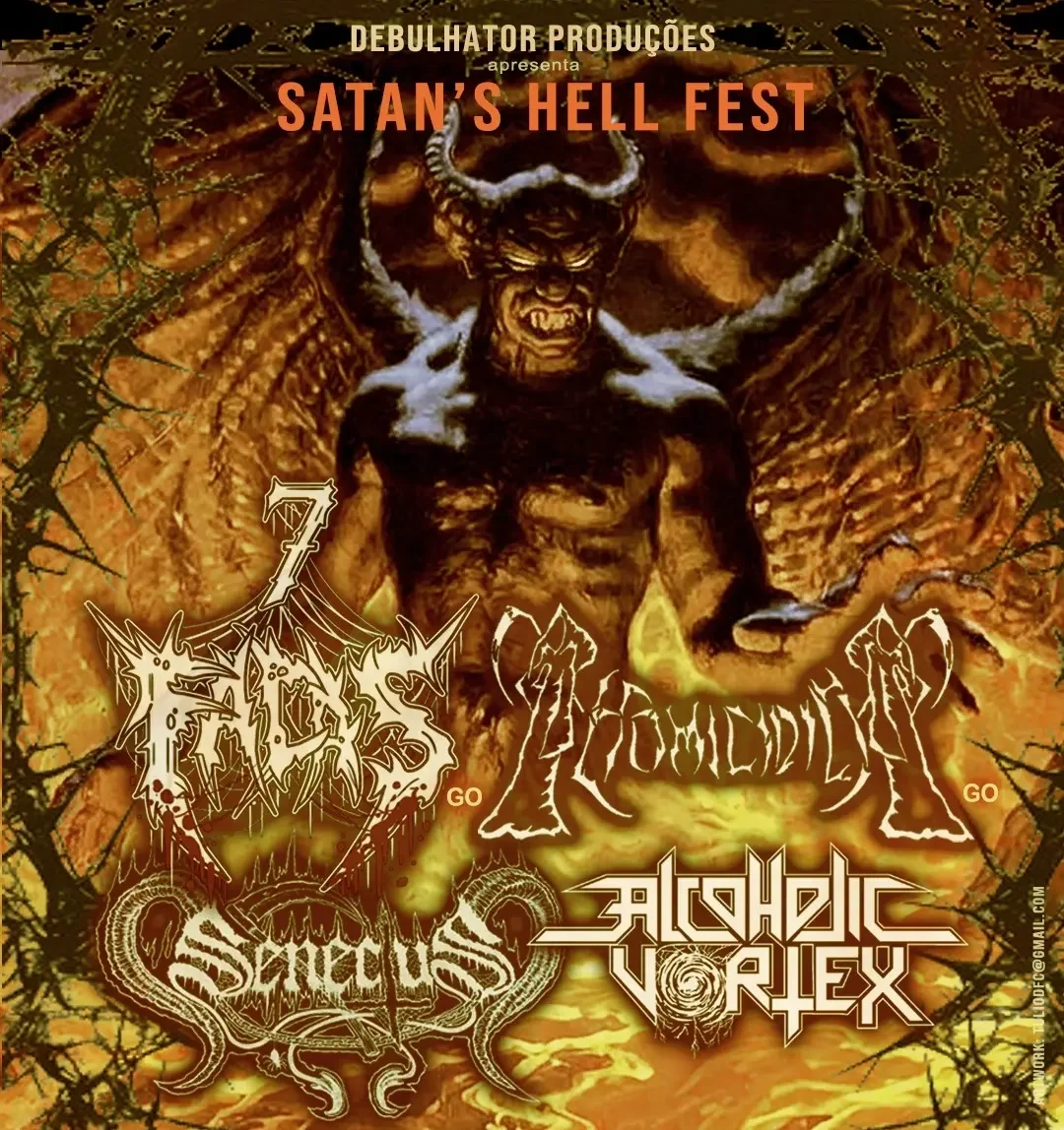 ALCOHOLIC VORTEX: Ataque Thrash Metal no ‘Satan’s Hell Fest’ em Brasília